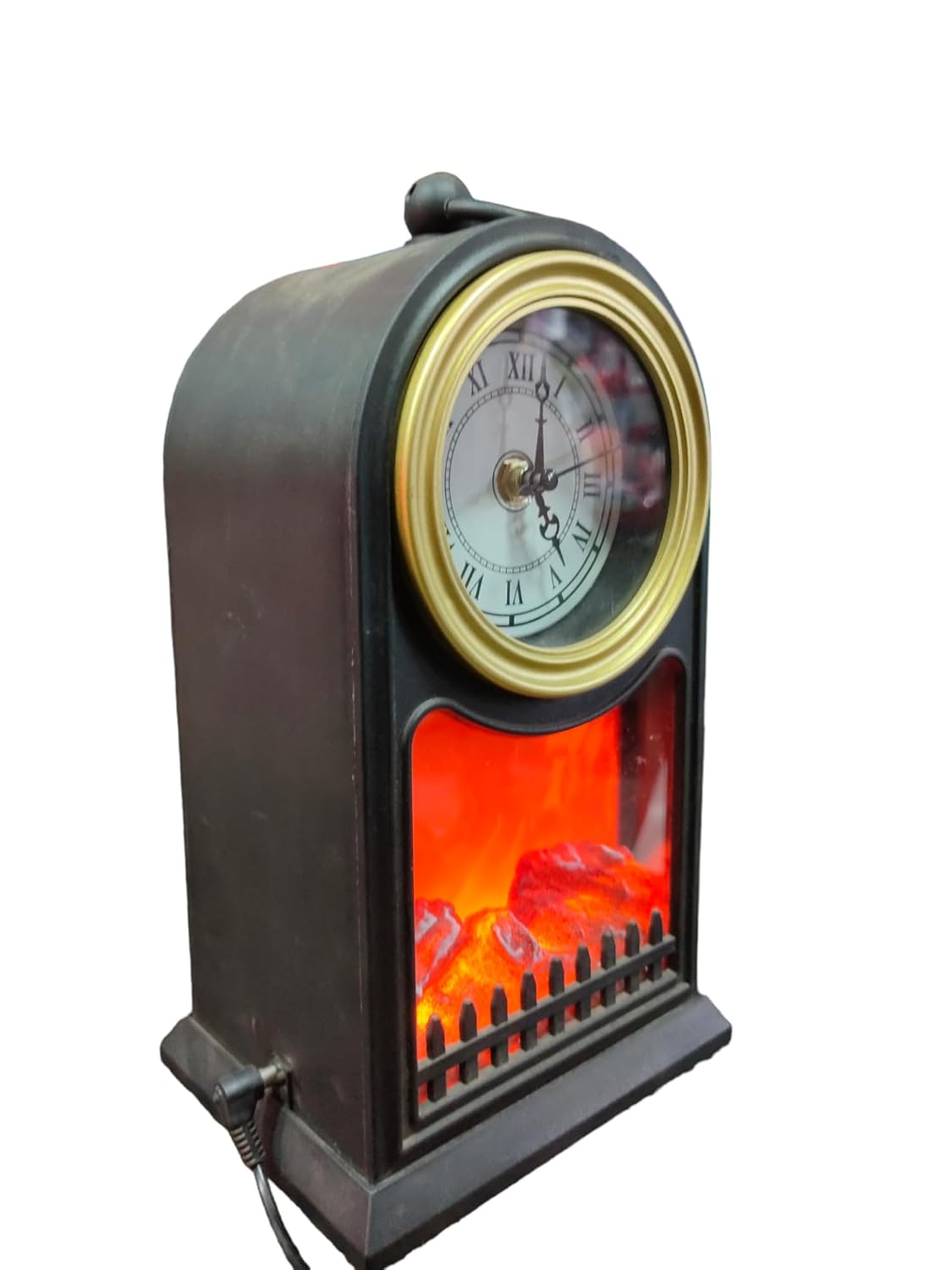 Retro lampa - Kamin sa satom