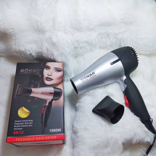🌟 SONAR SN-12 – Sklopivi fen za kosu (1500W) 🌟